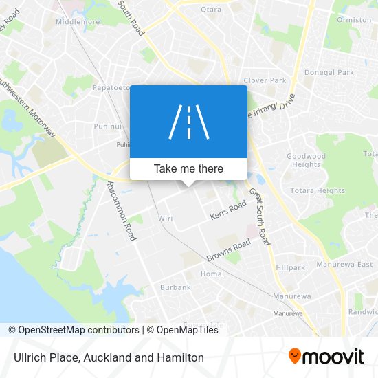 Ullrich Place map