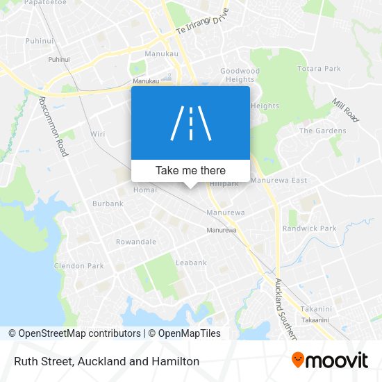 Ruth Street map