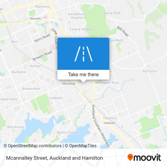 Mcannalley Street map