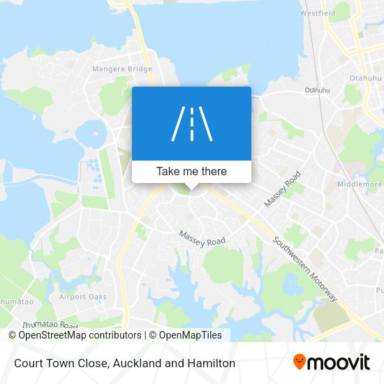 Court Town Close map