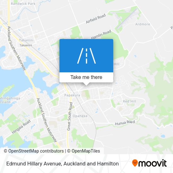 Edmund Hillary Avenue map