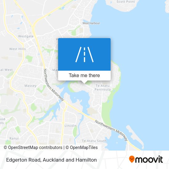 Edgerton Road map