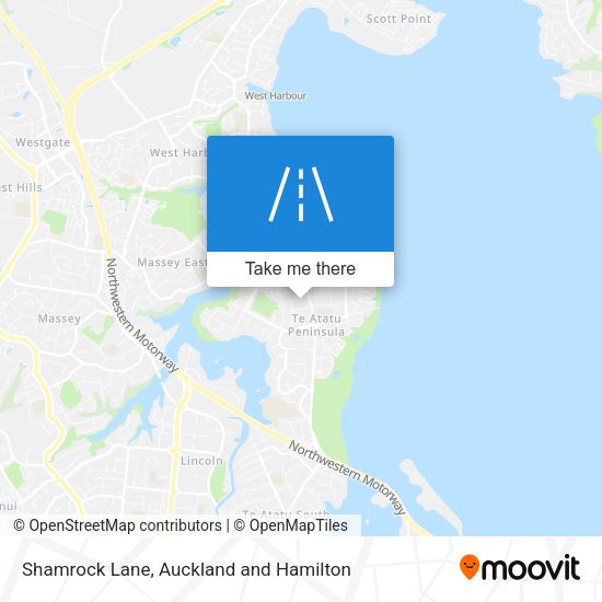 Shamrock Lane map