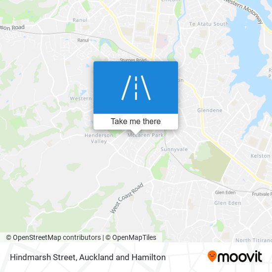 Hindmarsh Street map