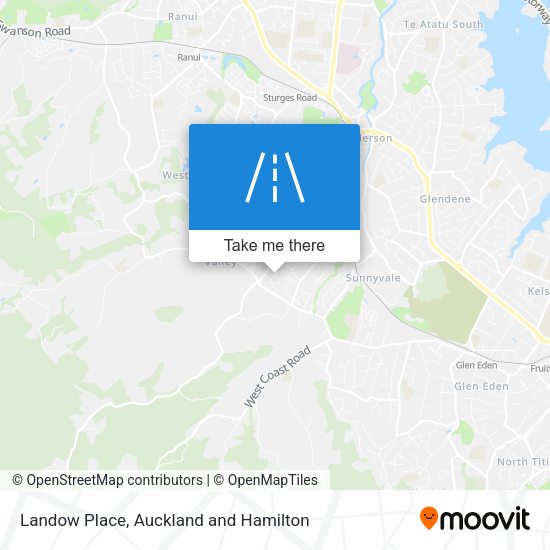 Landow Place map