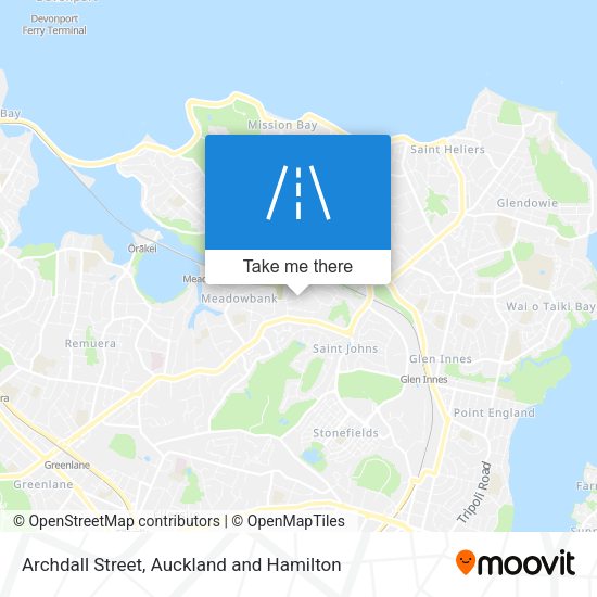Archdall Street map