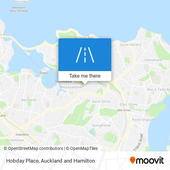 Hobday Place map