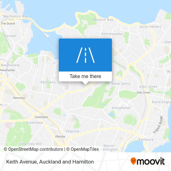 Keith Avenue map