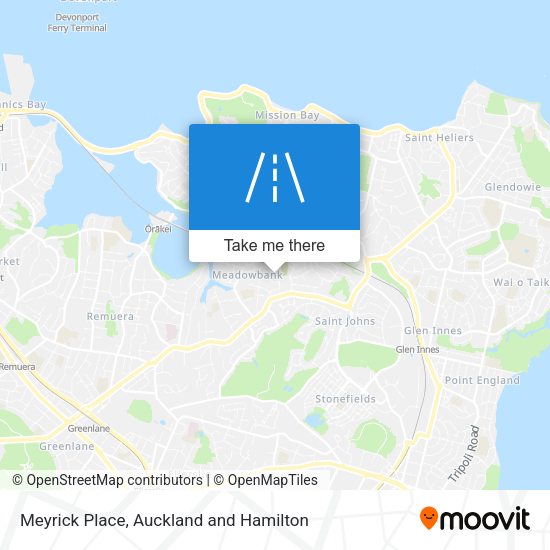 Meyrick Place map