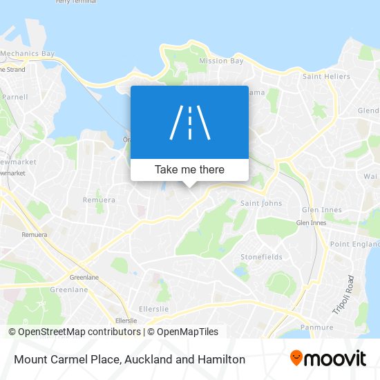 Mount Carmel Place map