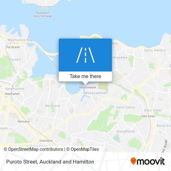 Puroto Street map