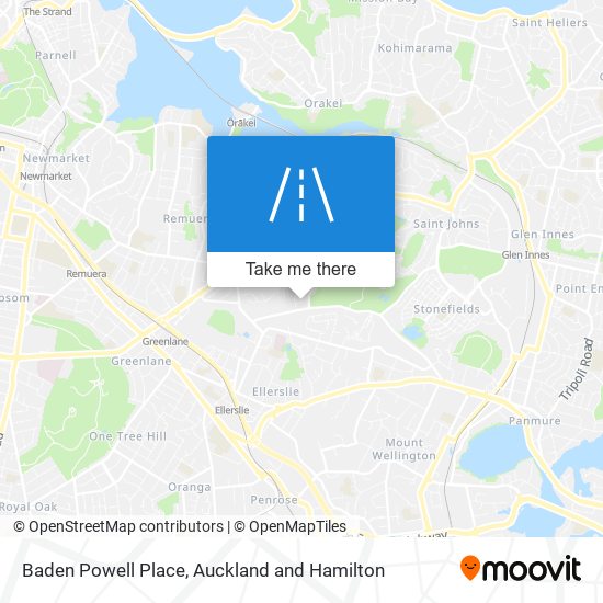 Baden Powell Place map