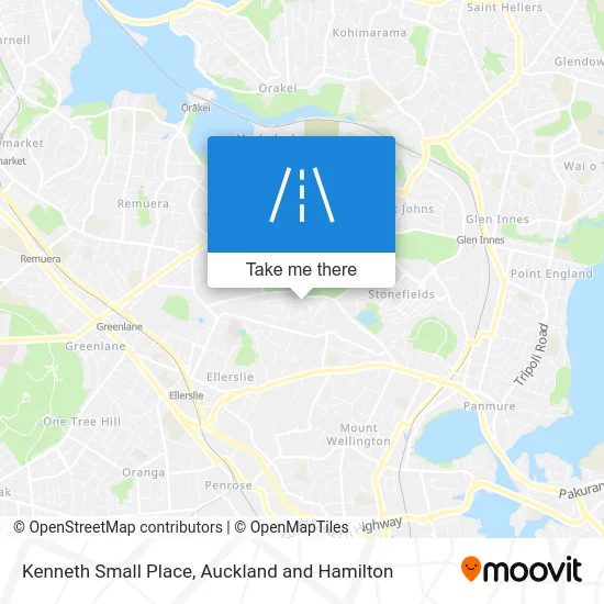 Kenneth Small Place map