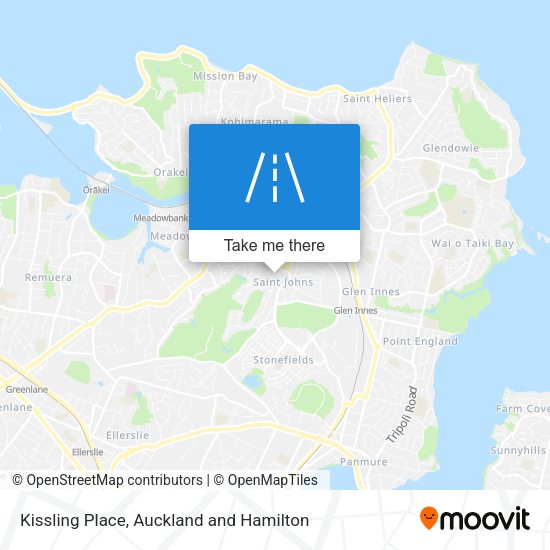 Kissling Place map
