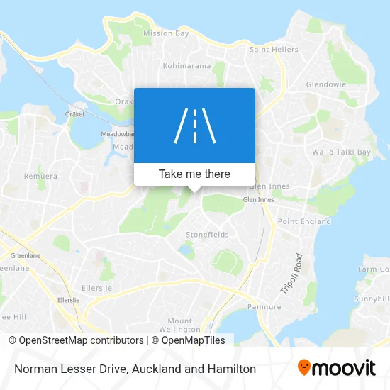 Norman Lesser Drive map