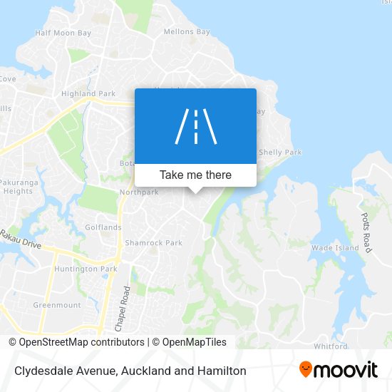 Clydesdale Avenue map