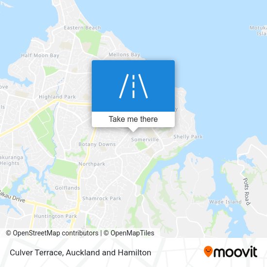 Culver Terrace map
