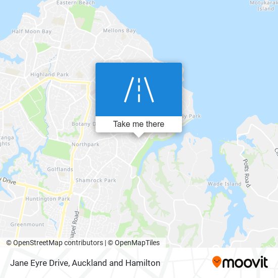 Jane Eyre Drive map