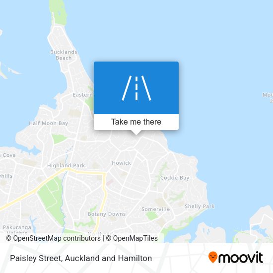 Paisley Street map