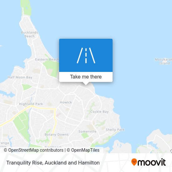 Tranquility Rise map
