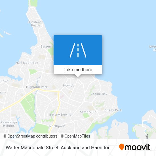 Walter Macdonald Street map