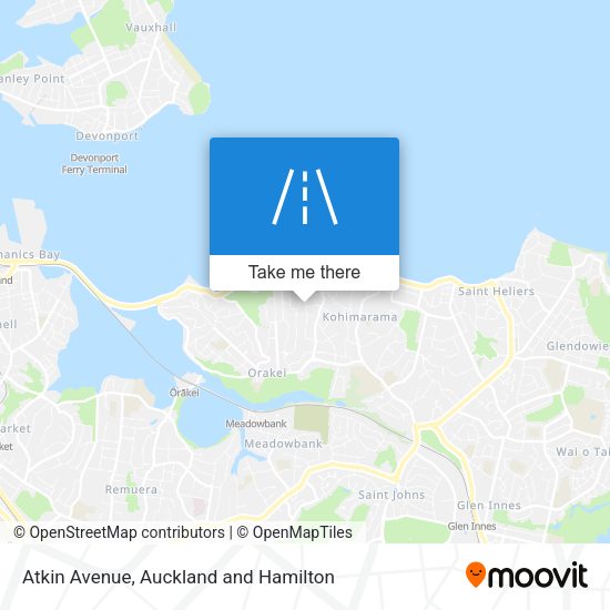 Atkin Avenue map