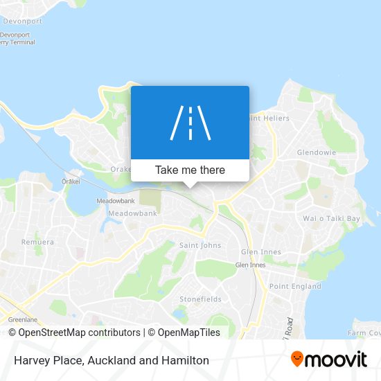 Harvey Place map