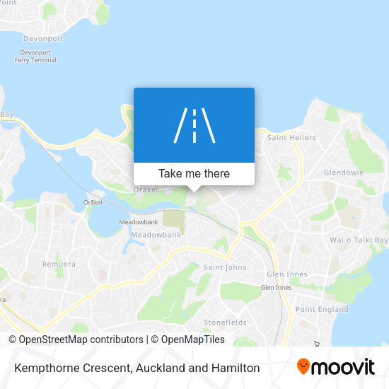 Kempthorne Crescent map