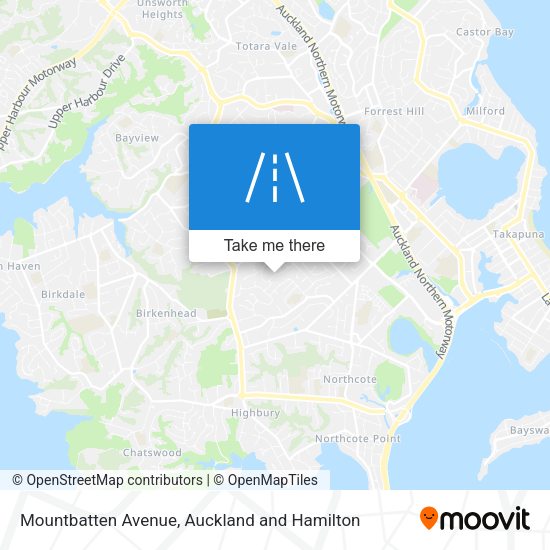 Mountbatten Avenue map