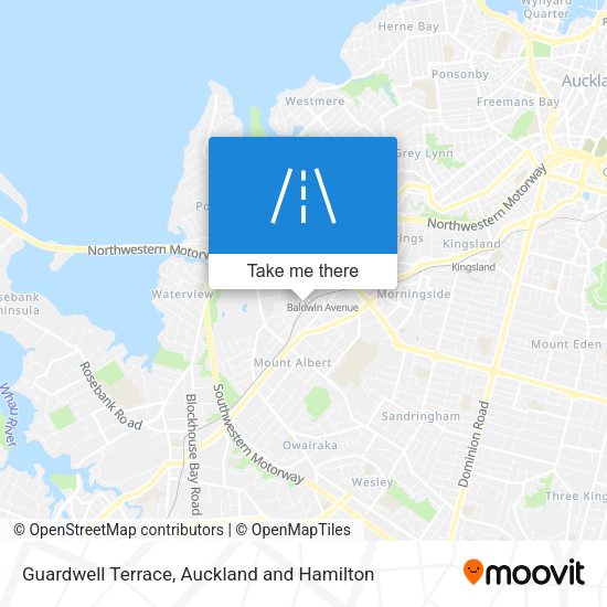 Guardwell Terrace map
