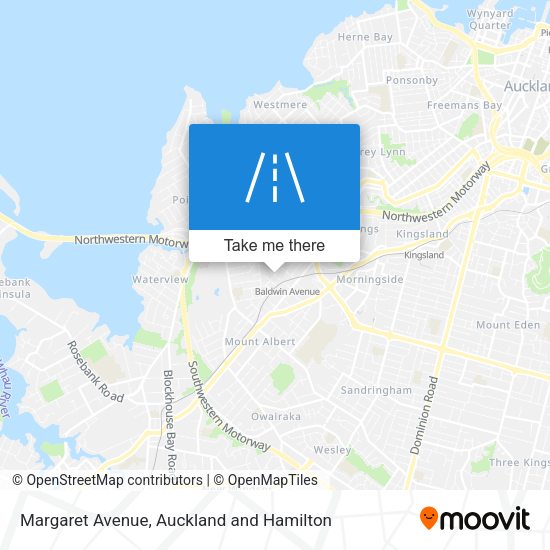 Margaret Avenue map