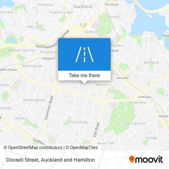 Disraeli Street map