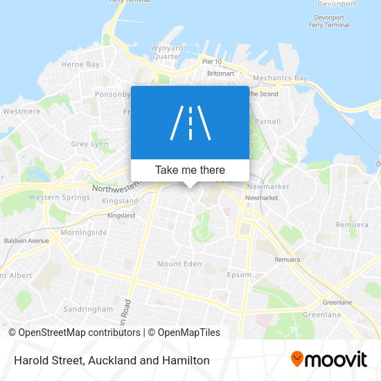 Harold Street map