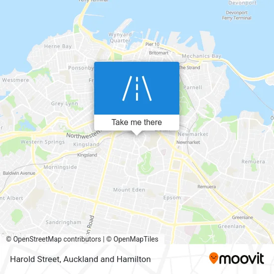 Harold Street map