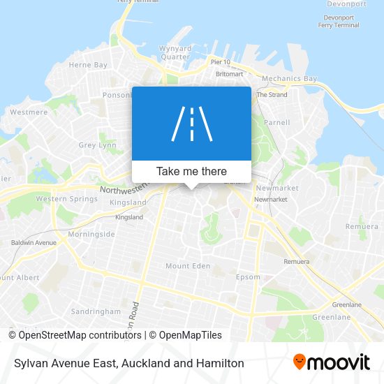 Sylvan Avenue East map