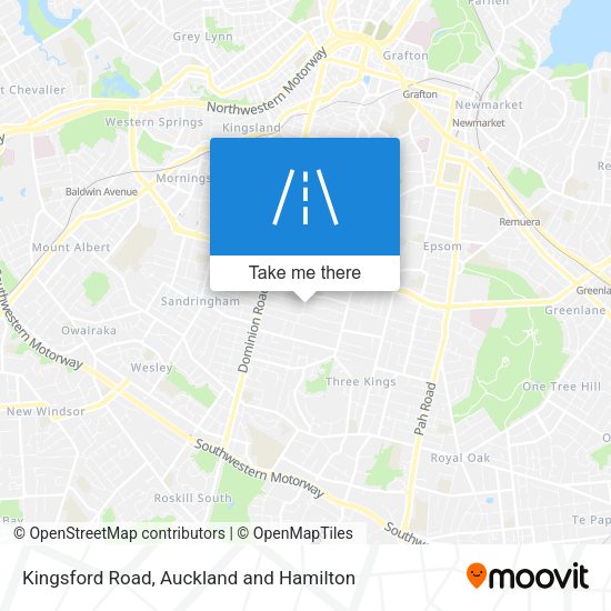 Kingsford Road map