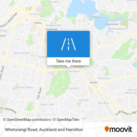 Wheturangi Road map