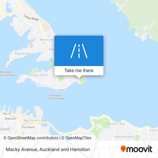 Macky Avenue map