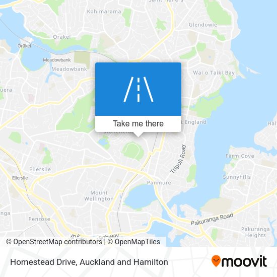 Homestead Drive map