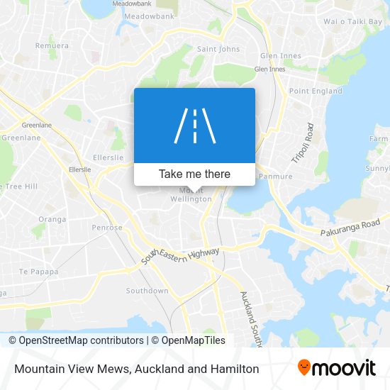 Mountain View Mews map