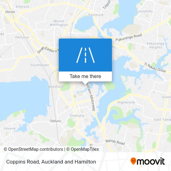Coppins Road map