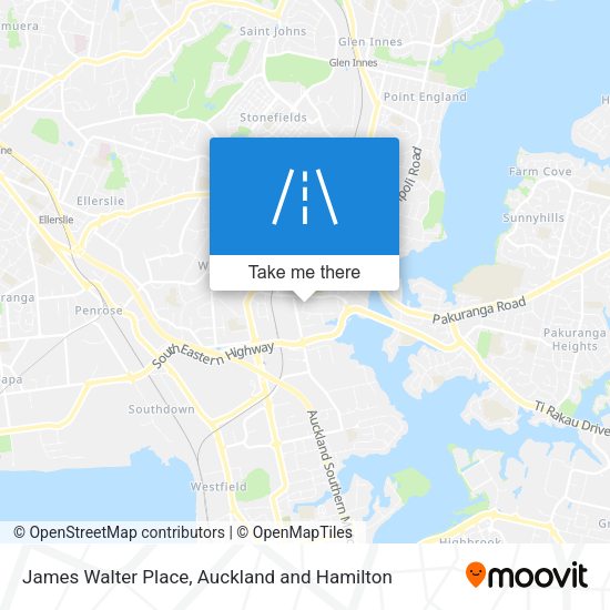 James Walter Place map