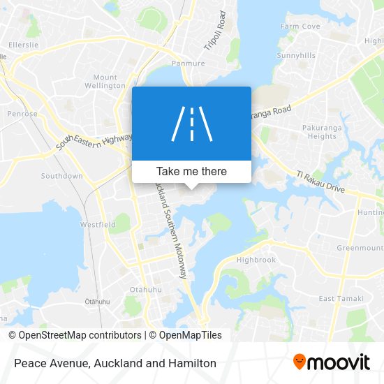 Peace Avenue map