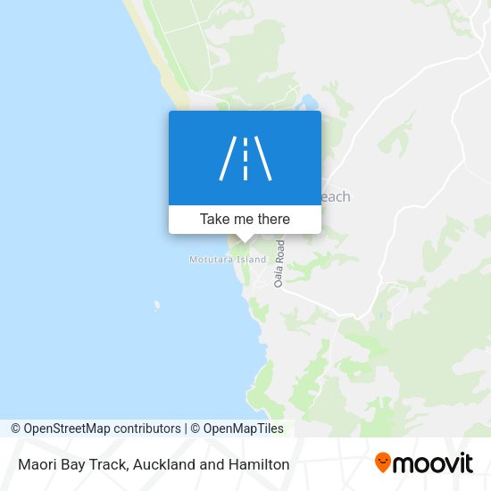 Maori Bay Track map