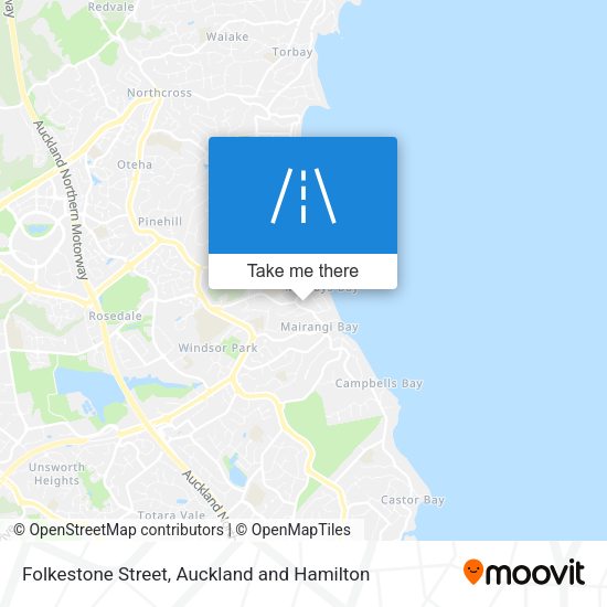 Folkestone Street map