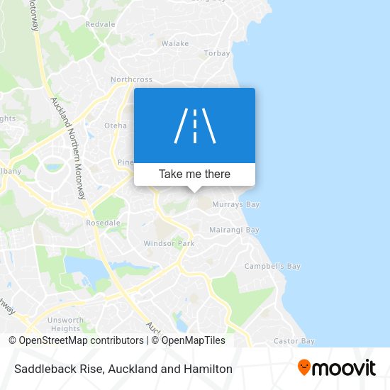 Saddleback Rise map