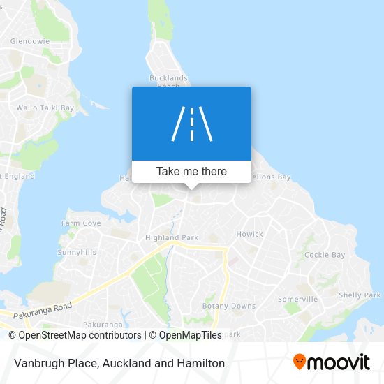Vanbrugh Place map