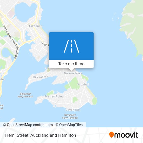 Hemi Street map