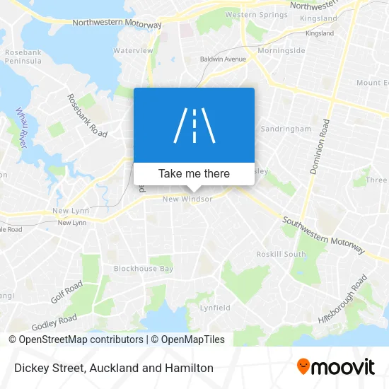 Dickey Street map