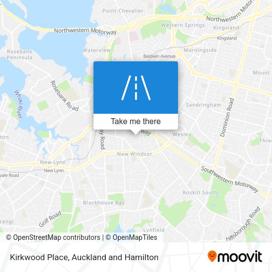 Kirkwood Place map
